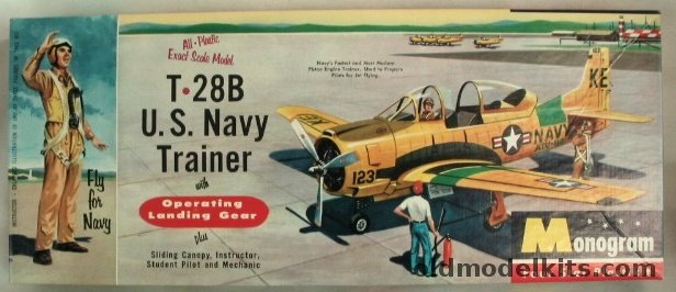 Monogram 1/48 T-28B US Navy Trainer - Four Star Issue, PA14-98 plastic model kit